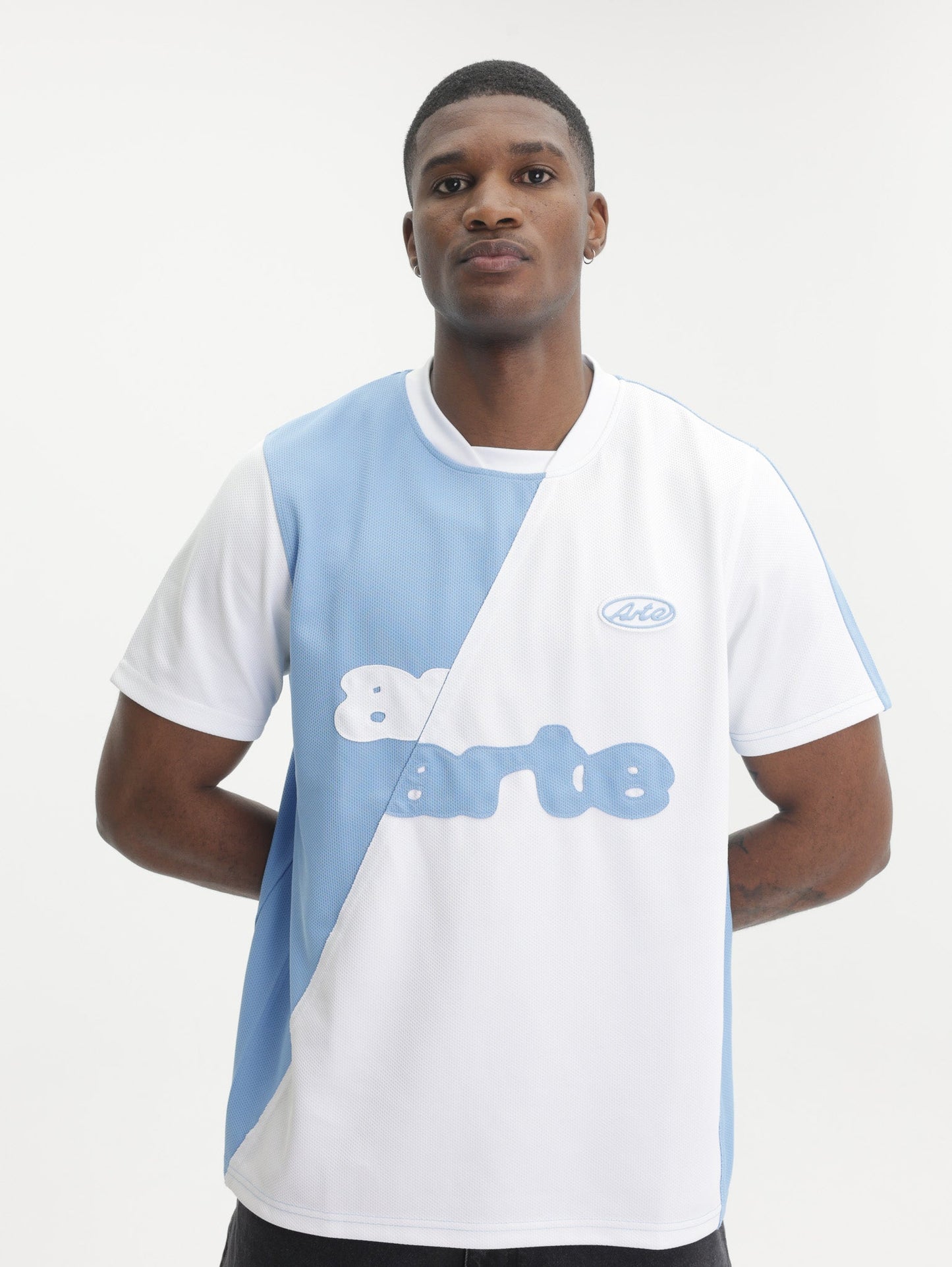 Arte T-Shirt Football Logo Blue/White