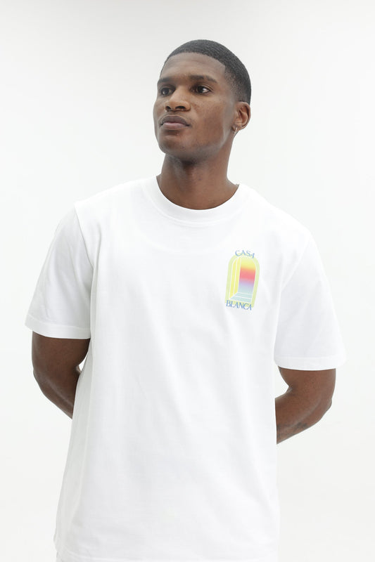 Casablanca L'arche Classic T-Shirt White