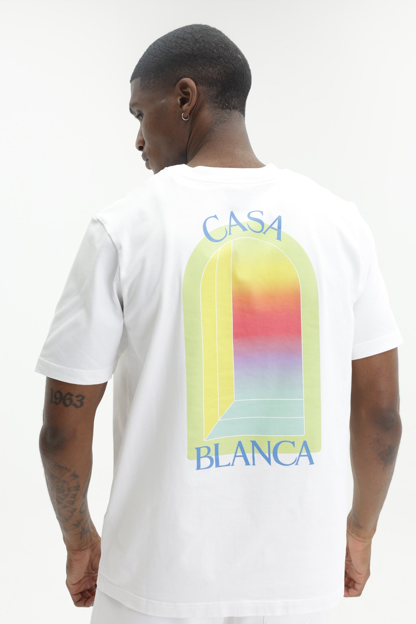 Casablanca L'arche Classic T-Shirt White