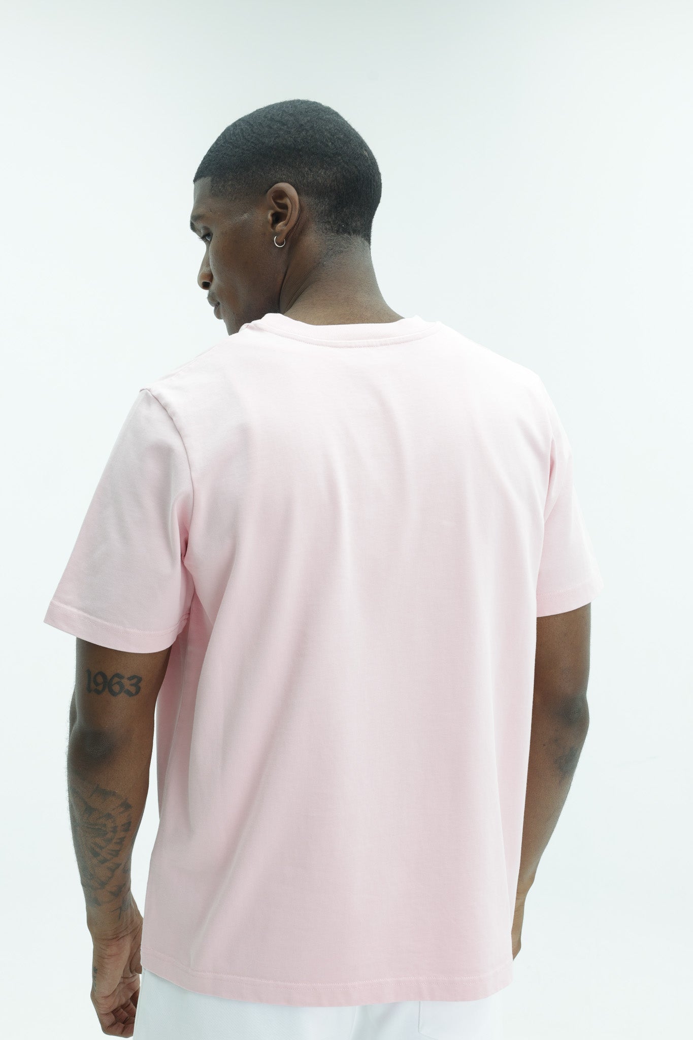 Casablanca Glass Logo Classic T-Shirt Pink