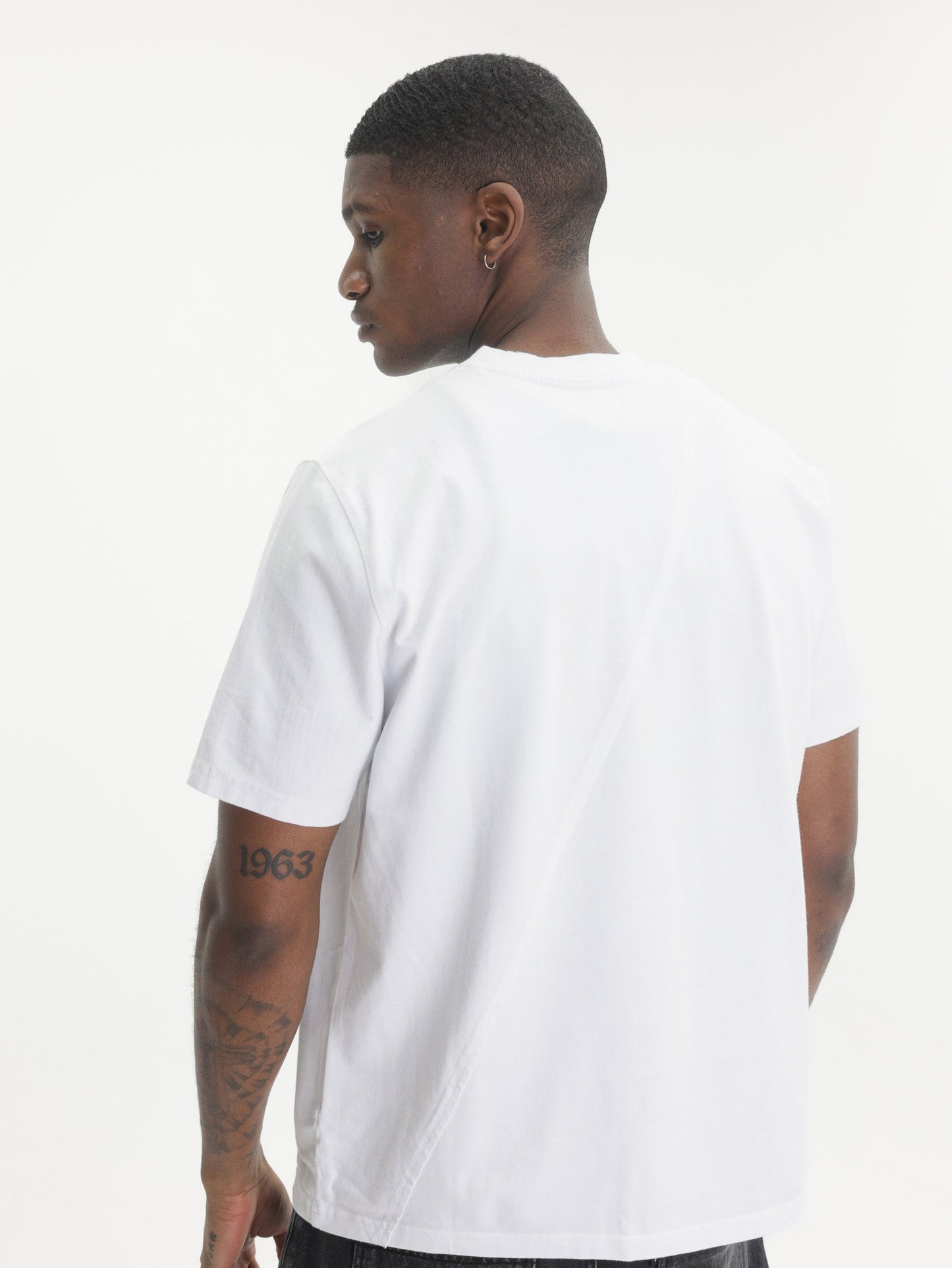 Arte T-Shirt Circle Blue Logo White