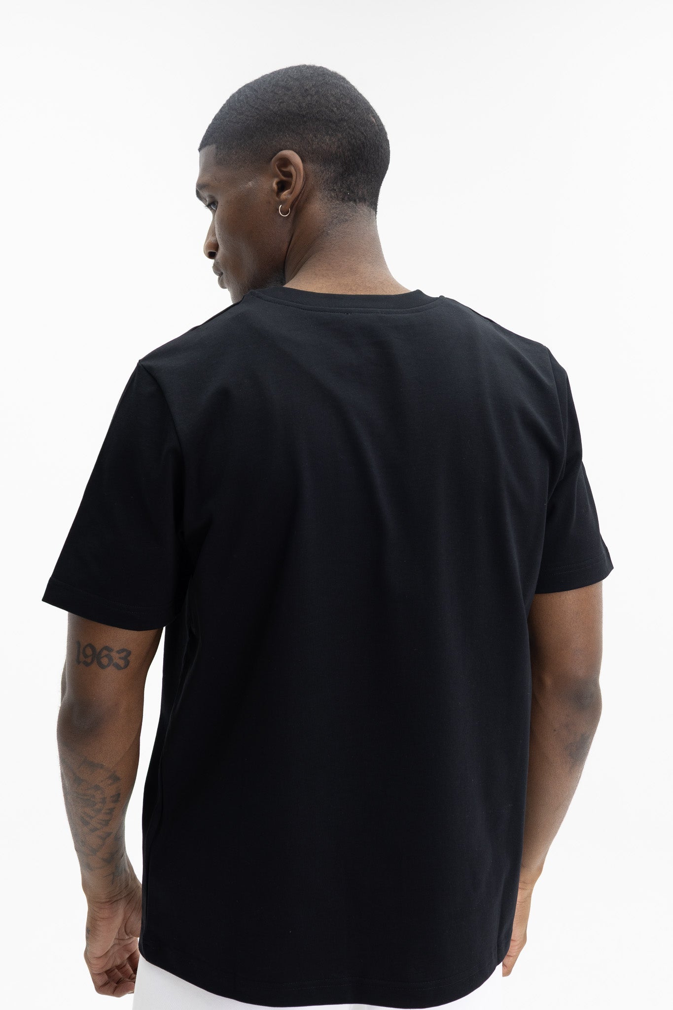 Casablanca Volcano Printed Classic T-Shirt Black