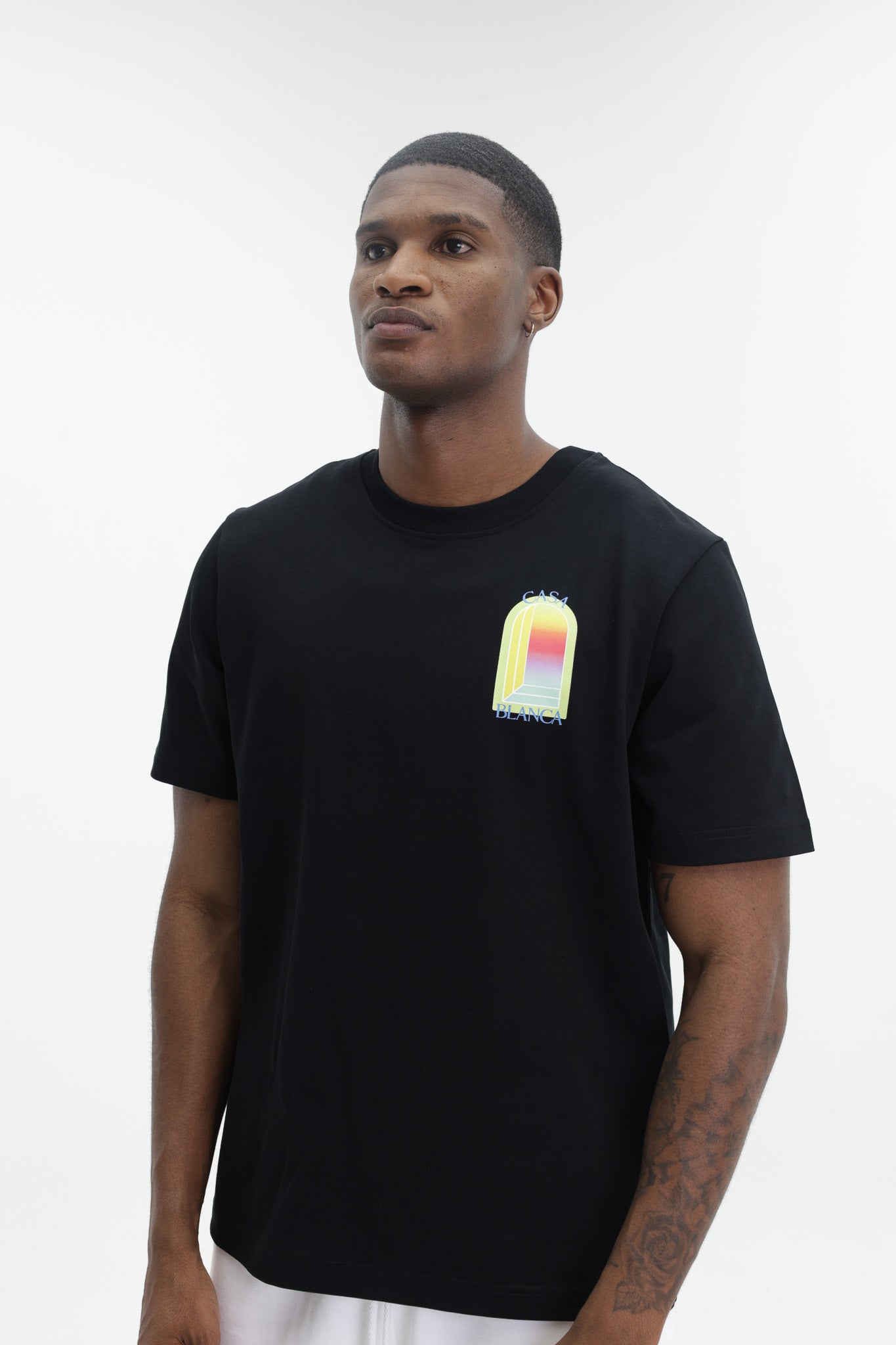 Casablanca L'arche Classic T-Shirt Black