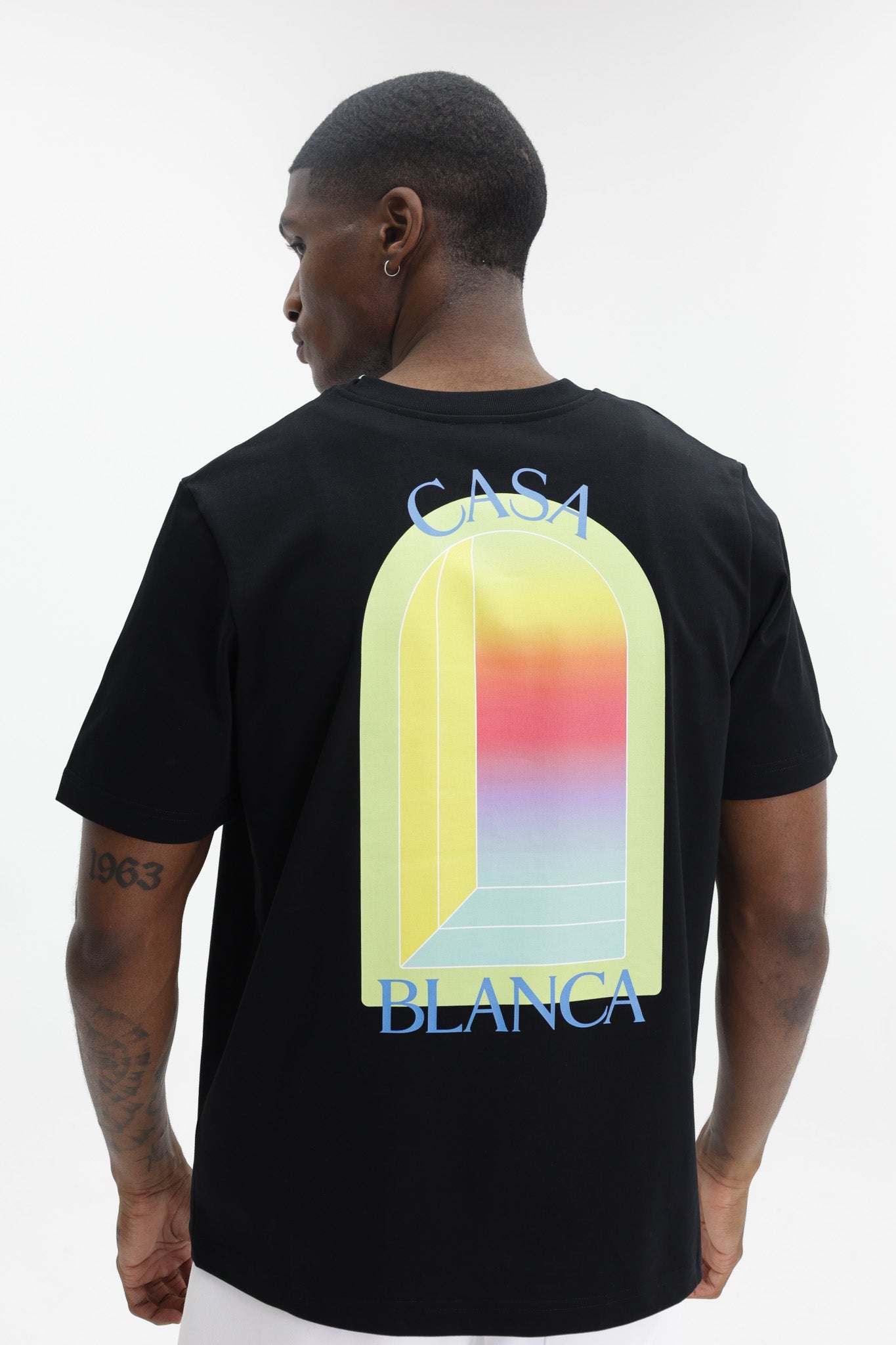 Casablanca L'arche Classic T-Shirt Black