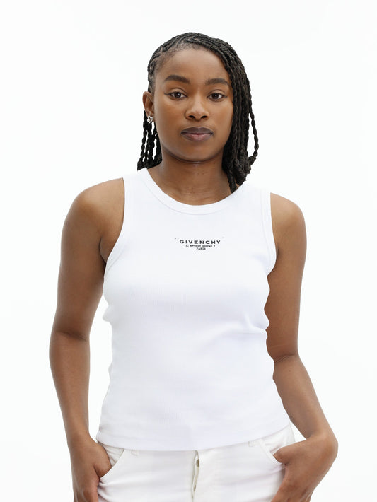 Givenchy Top Logo White