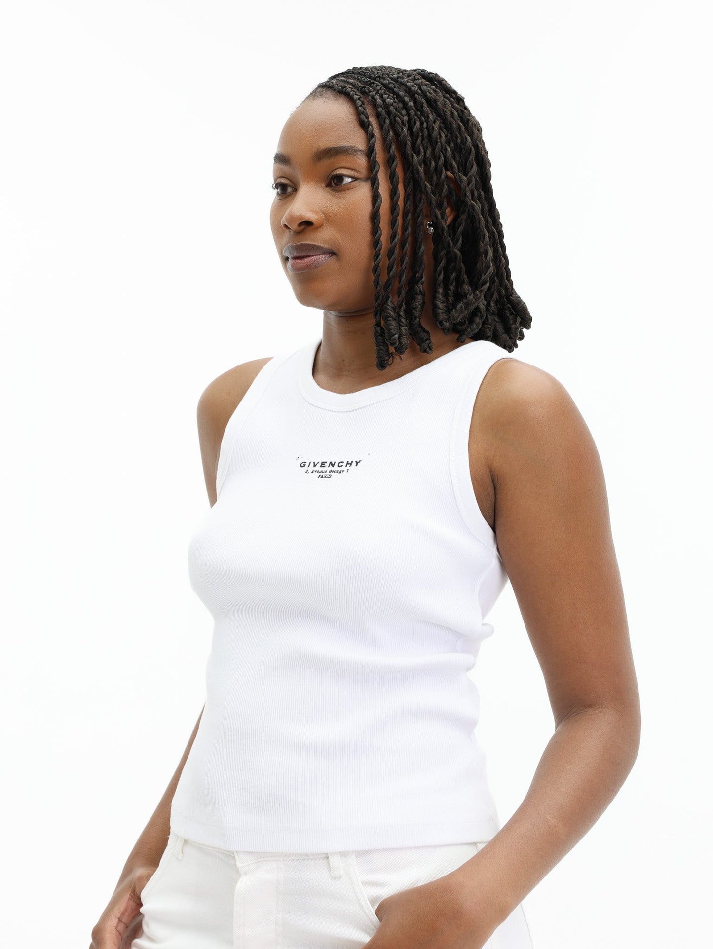 Givenchy Top Logo White