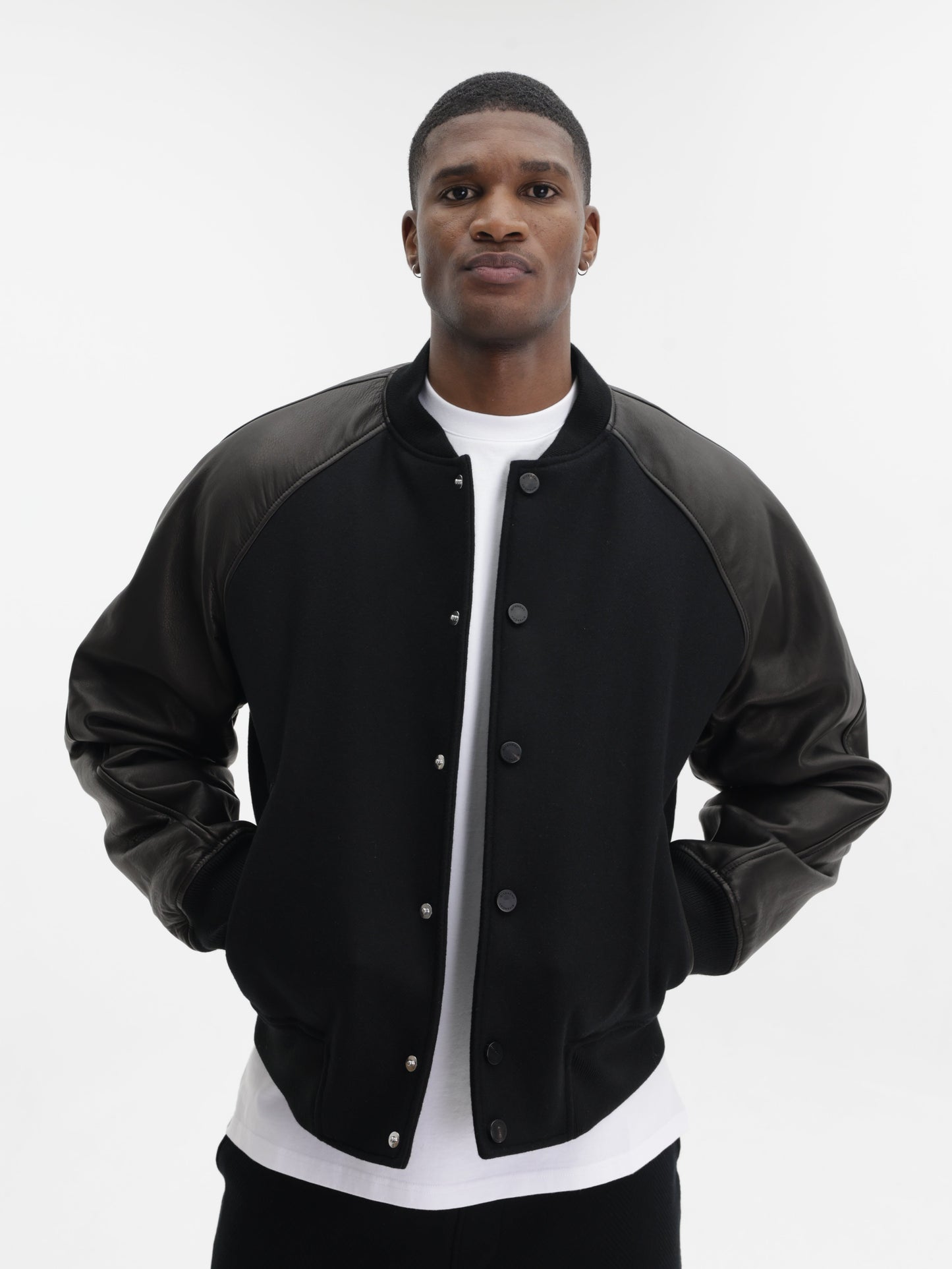 Givenchy Jacket Panelled Bomber Black/White