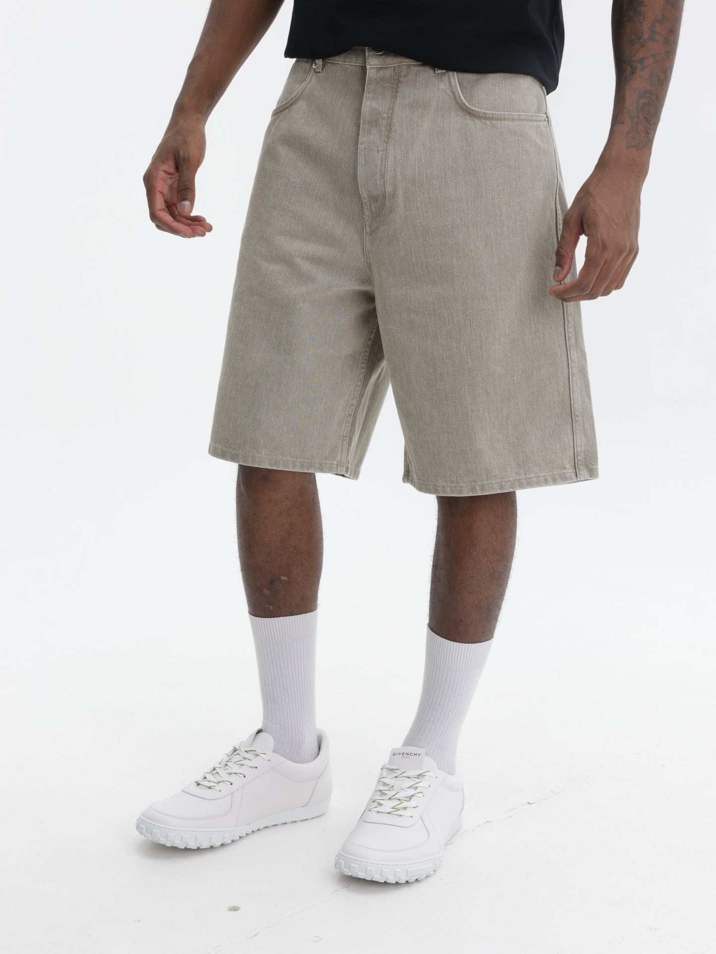 Givenchy Shorts Couture Seam Bermuda Beige