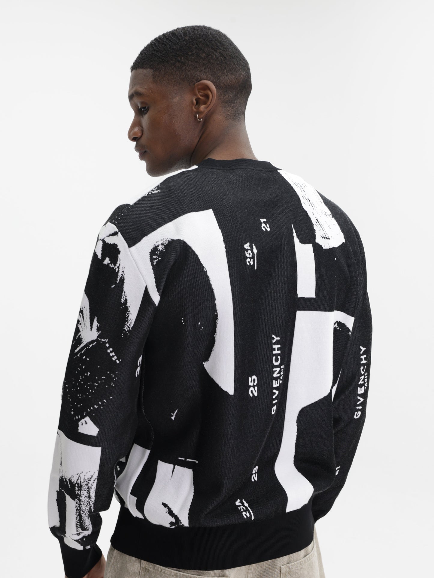 Givenchy Sweater Knitwear Black/White