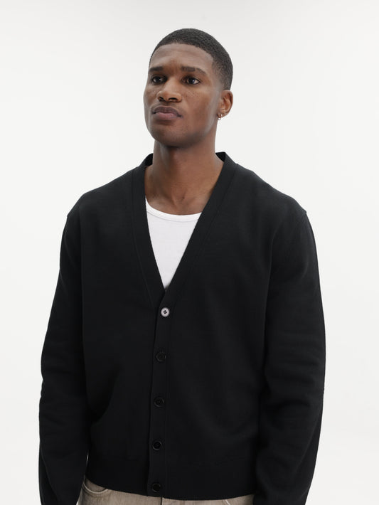 Givenchy Cardigan Seam Button Knit Paris Black