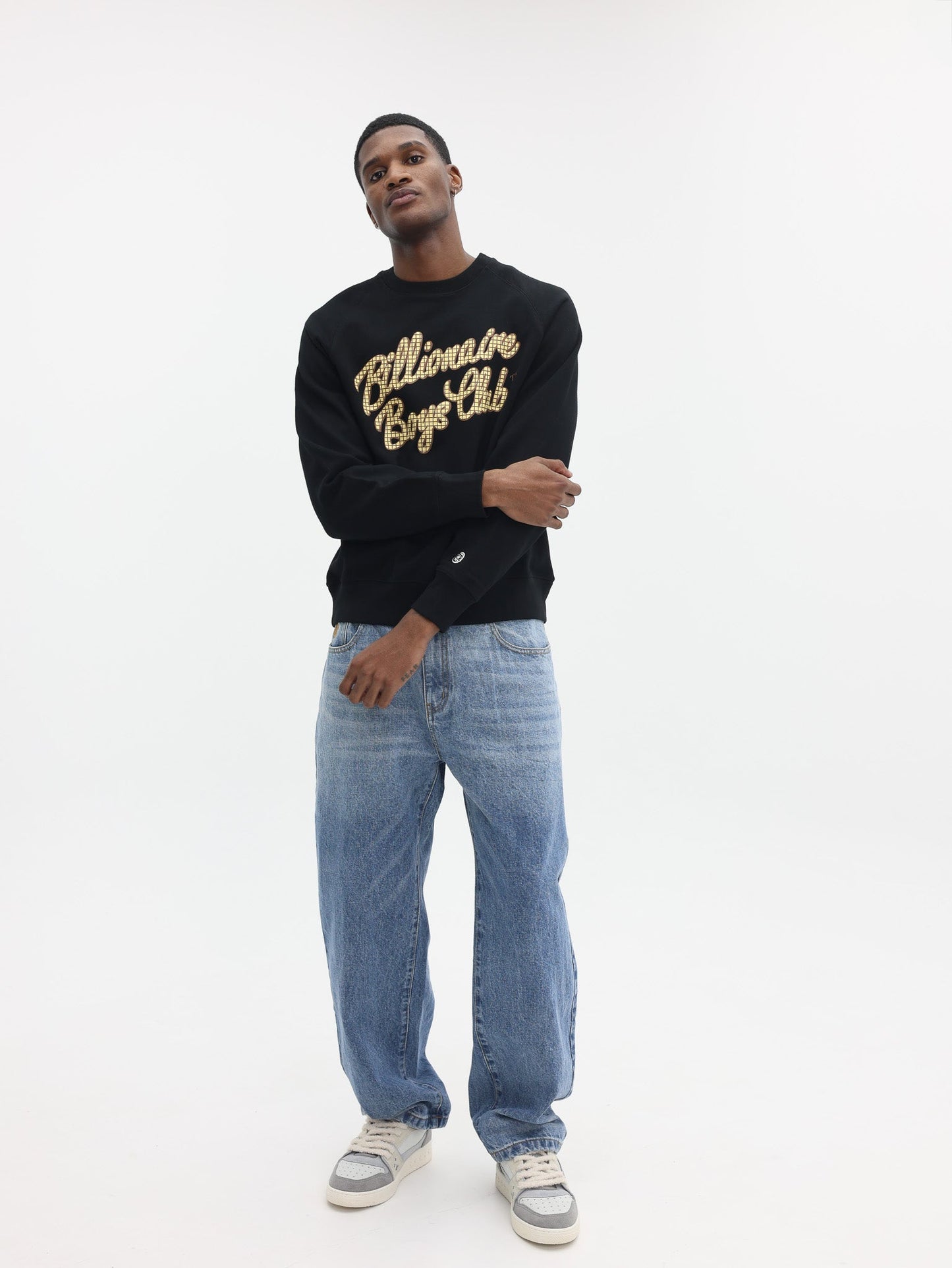 Billionaire Boys Club Script Logo Crewneck Black