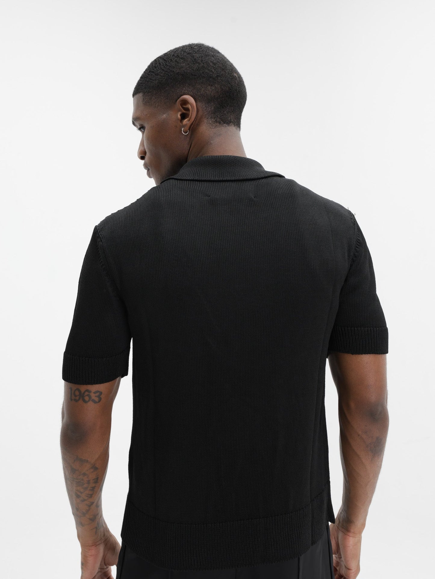 Jil Sander Golfer Zip Up Black
