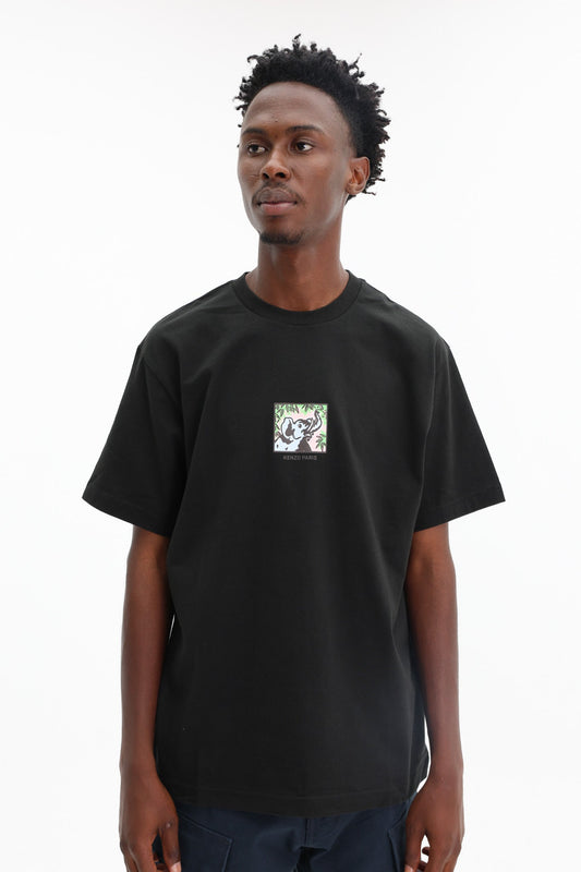 Kenzo T-Shirt Gots Jungle Black