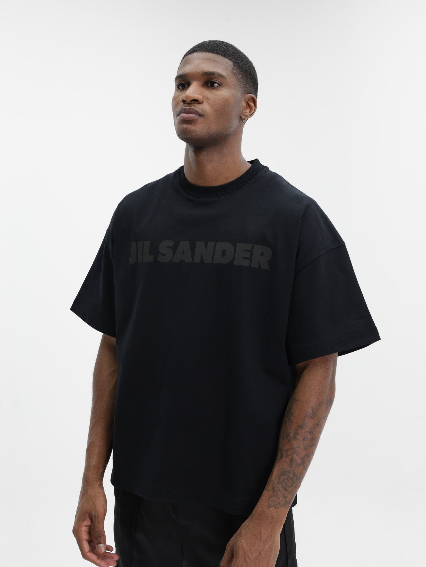 Jil Sander Logo T-Shirt Black