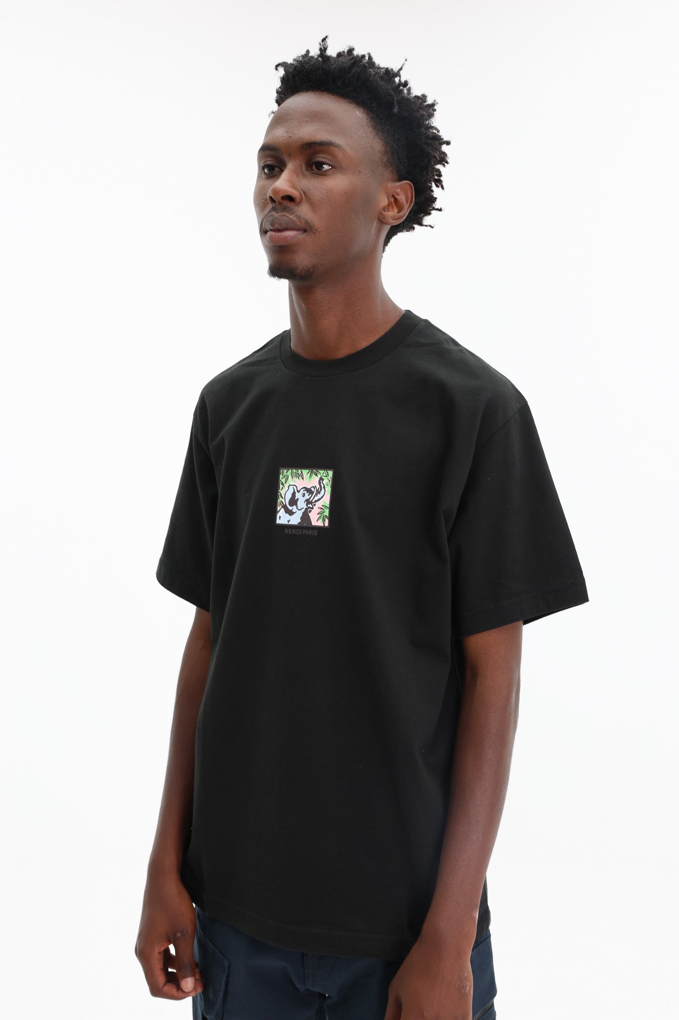 Kenzo T-Shirt Gots Jungle Black