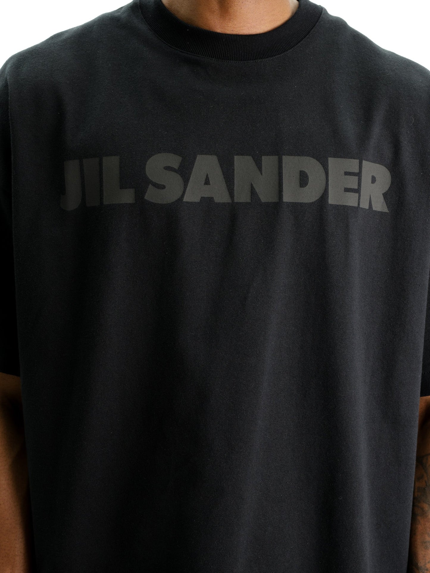 Jil Sander Logo T-Shirt Black