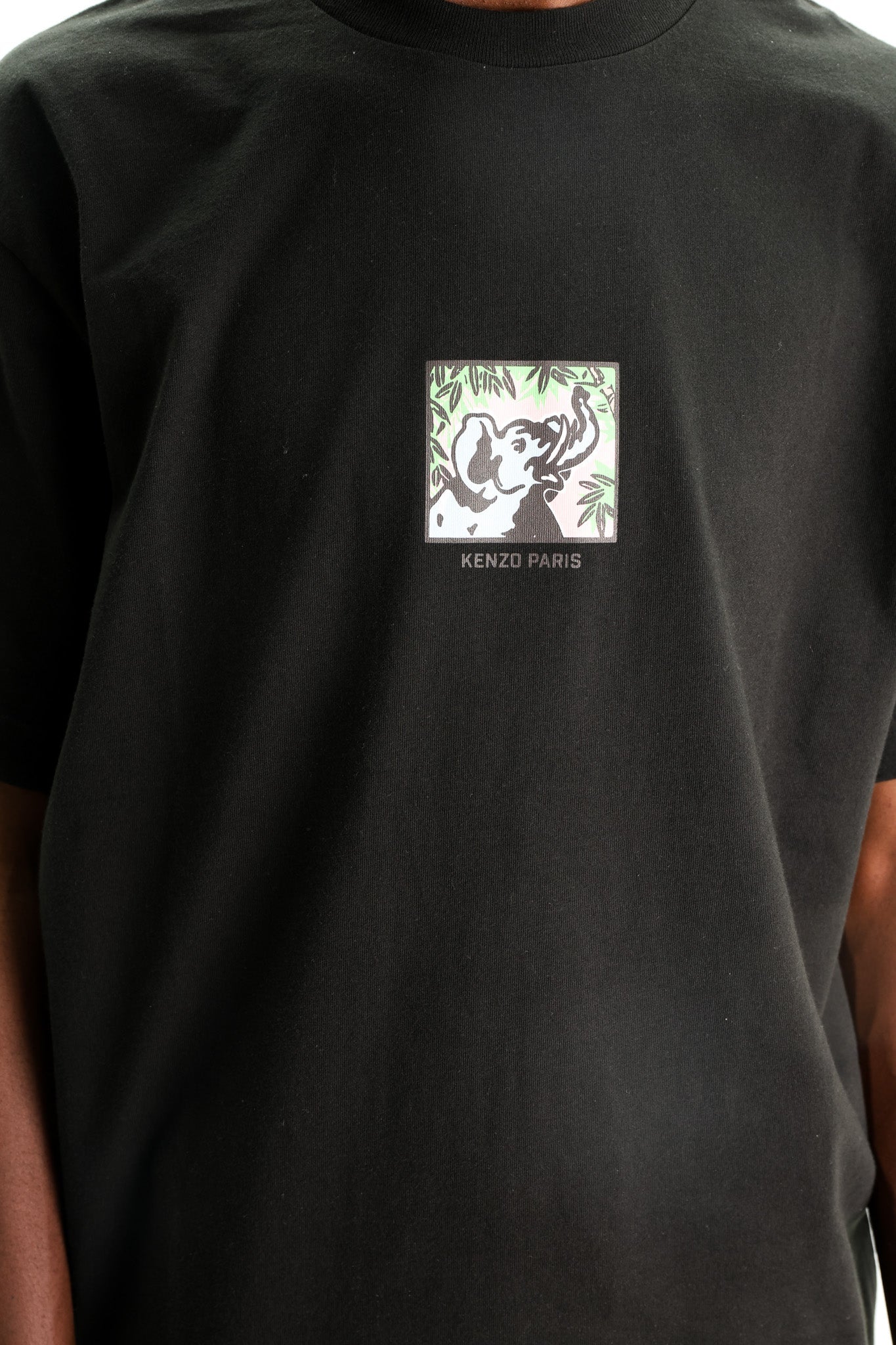 Kenzo T-Shirt Gots Jungle Black