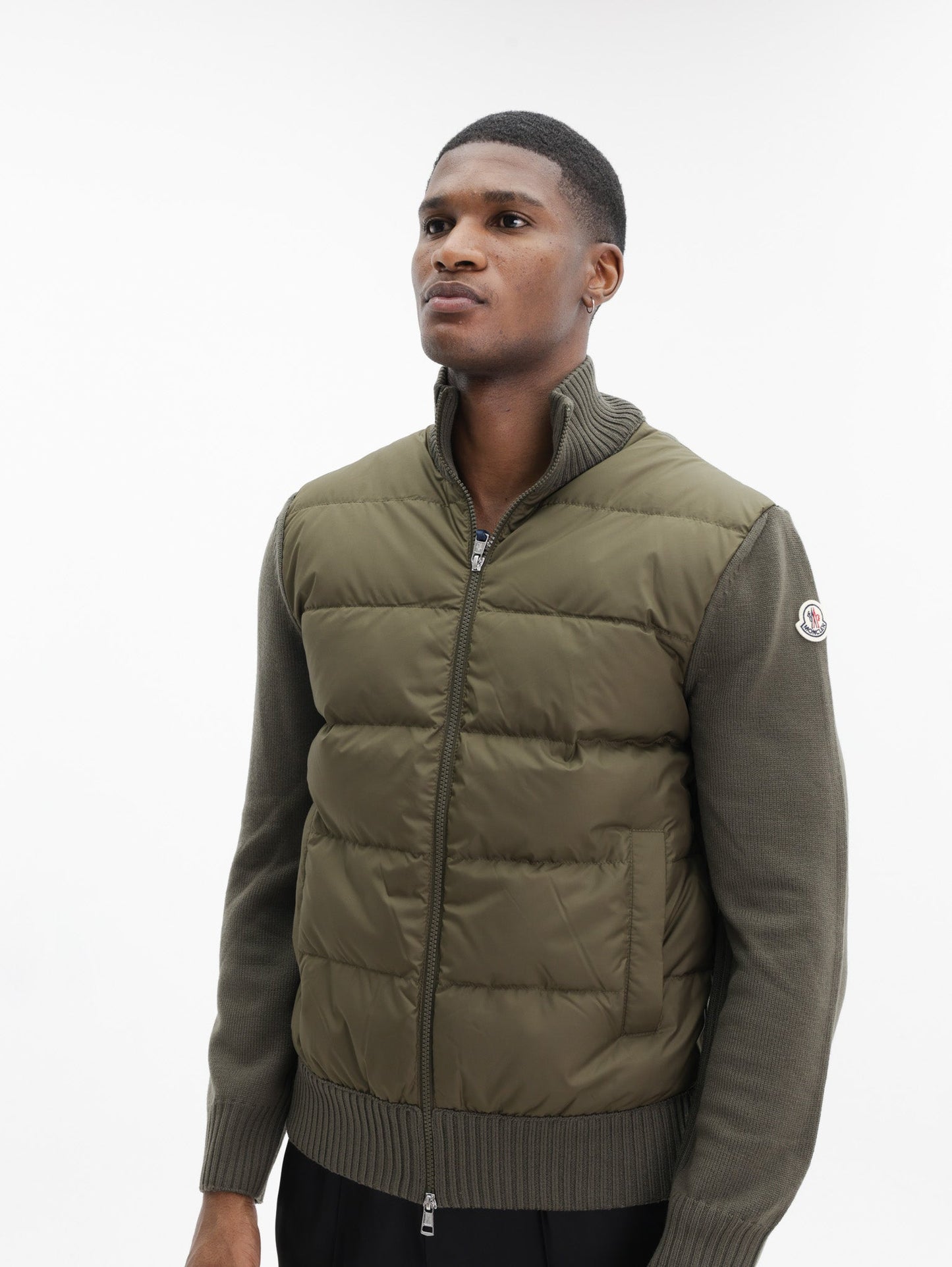 Moncler Jacket Cardigan Brown
