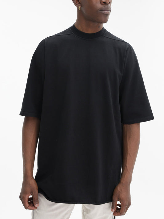 Rick Owens T-Shirt Plain Ribneck Black