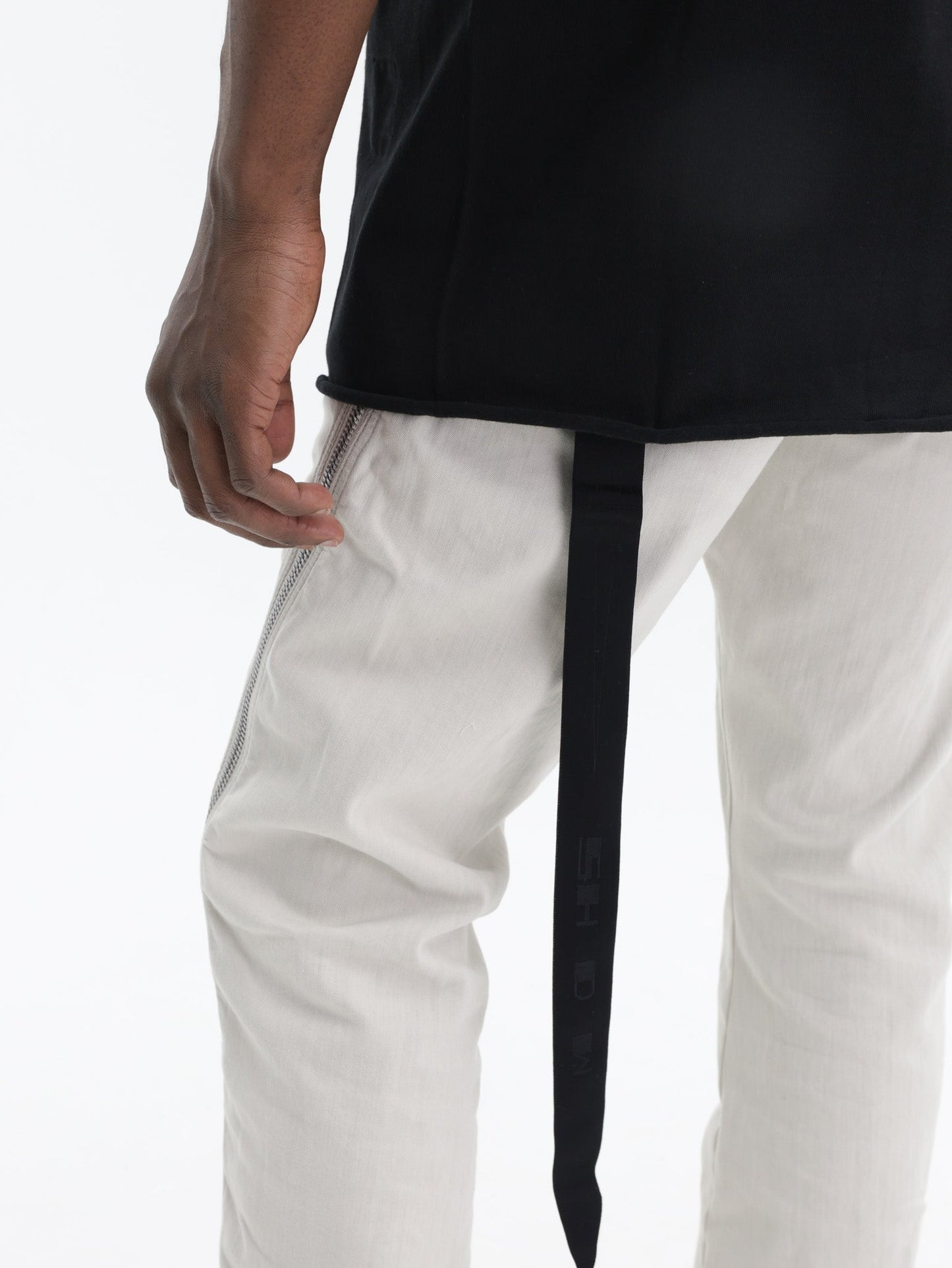 Rick Owens T-Shirt Plain Ribneck Black