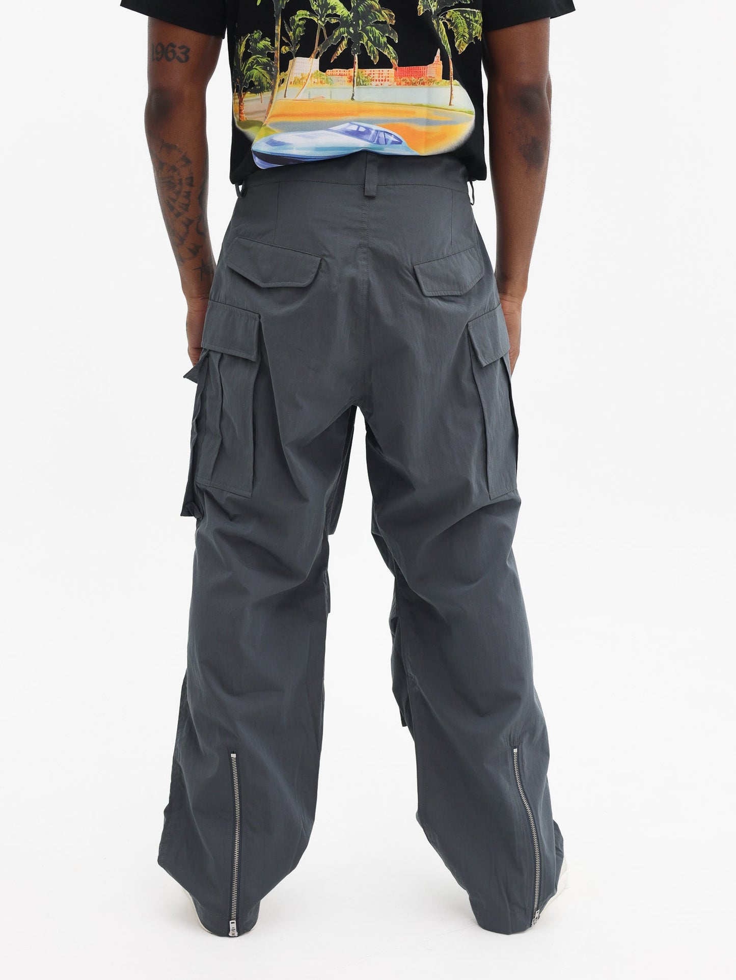 Billionaire Boys Club Multi Pocket Cargo Pants Charcoal