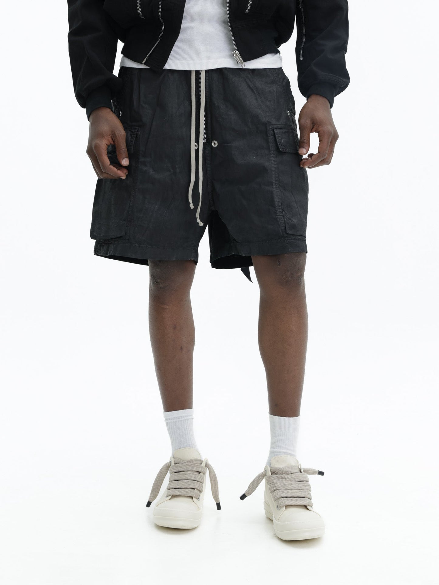 Rick Owens Shorts Draw String  Black