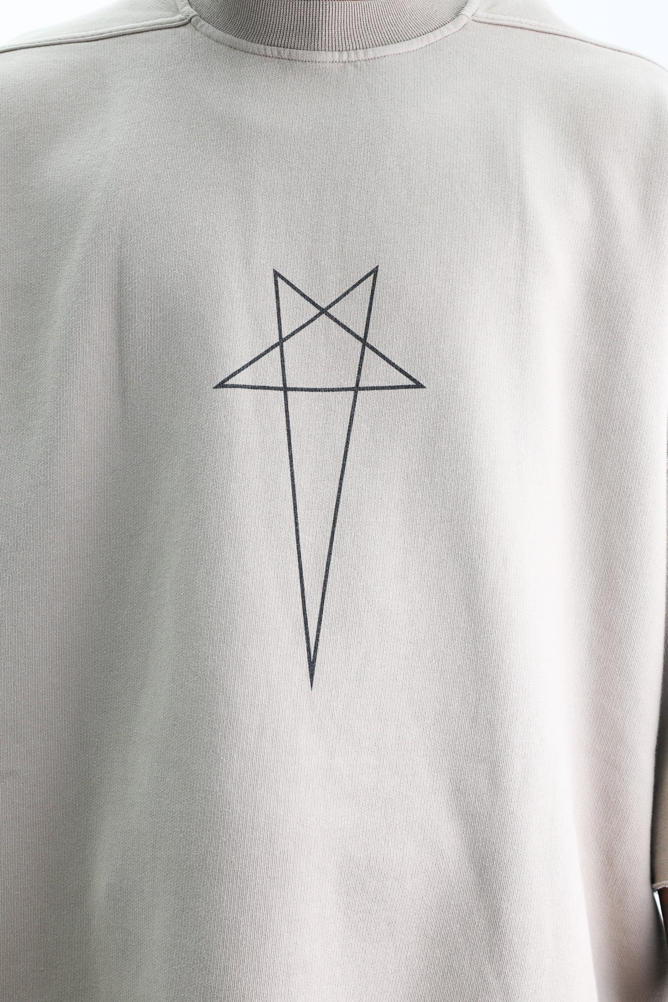 Rick Owens Sweater Tommy T Dirty Pearl-Black