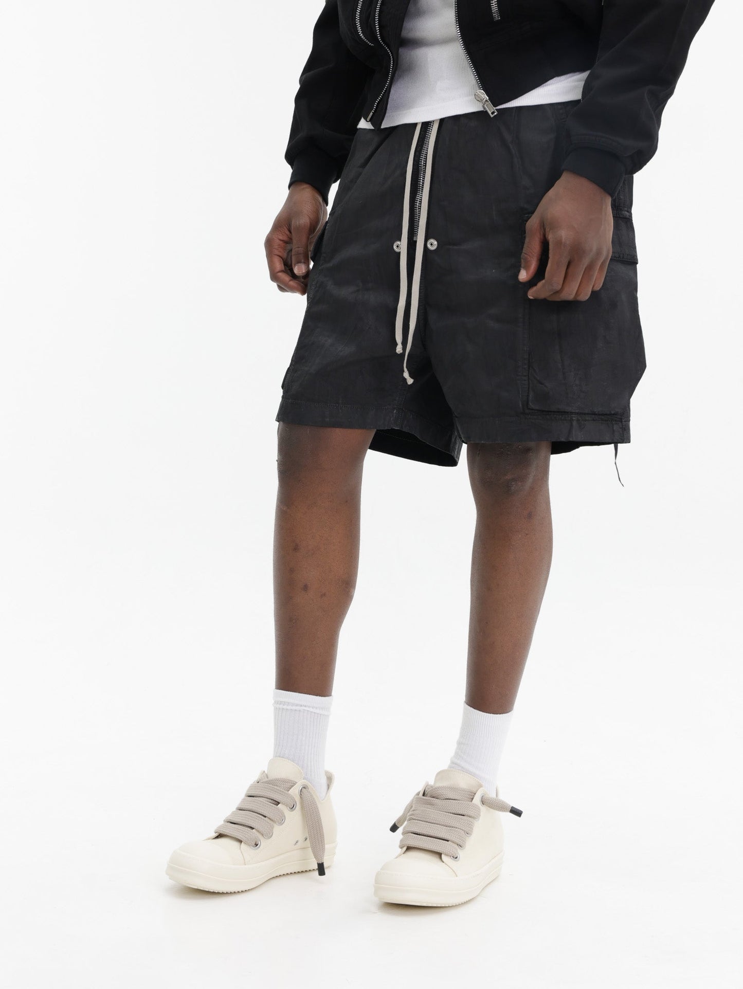 Rick Owens Shorts Draw String  Black