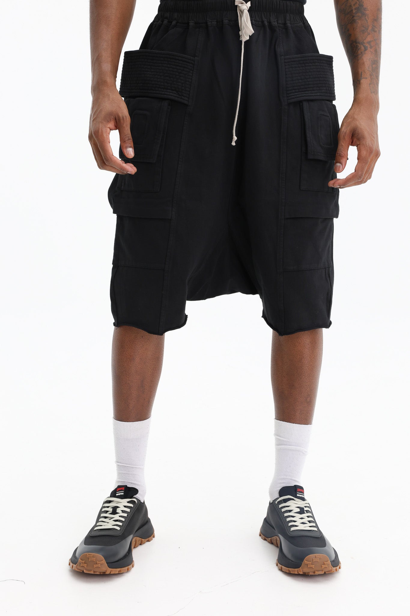 Rick Owens Shorts Creatch Cargo Black