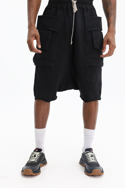 Rick Owens Shorts Creatch Cargo Black