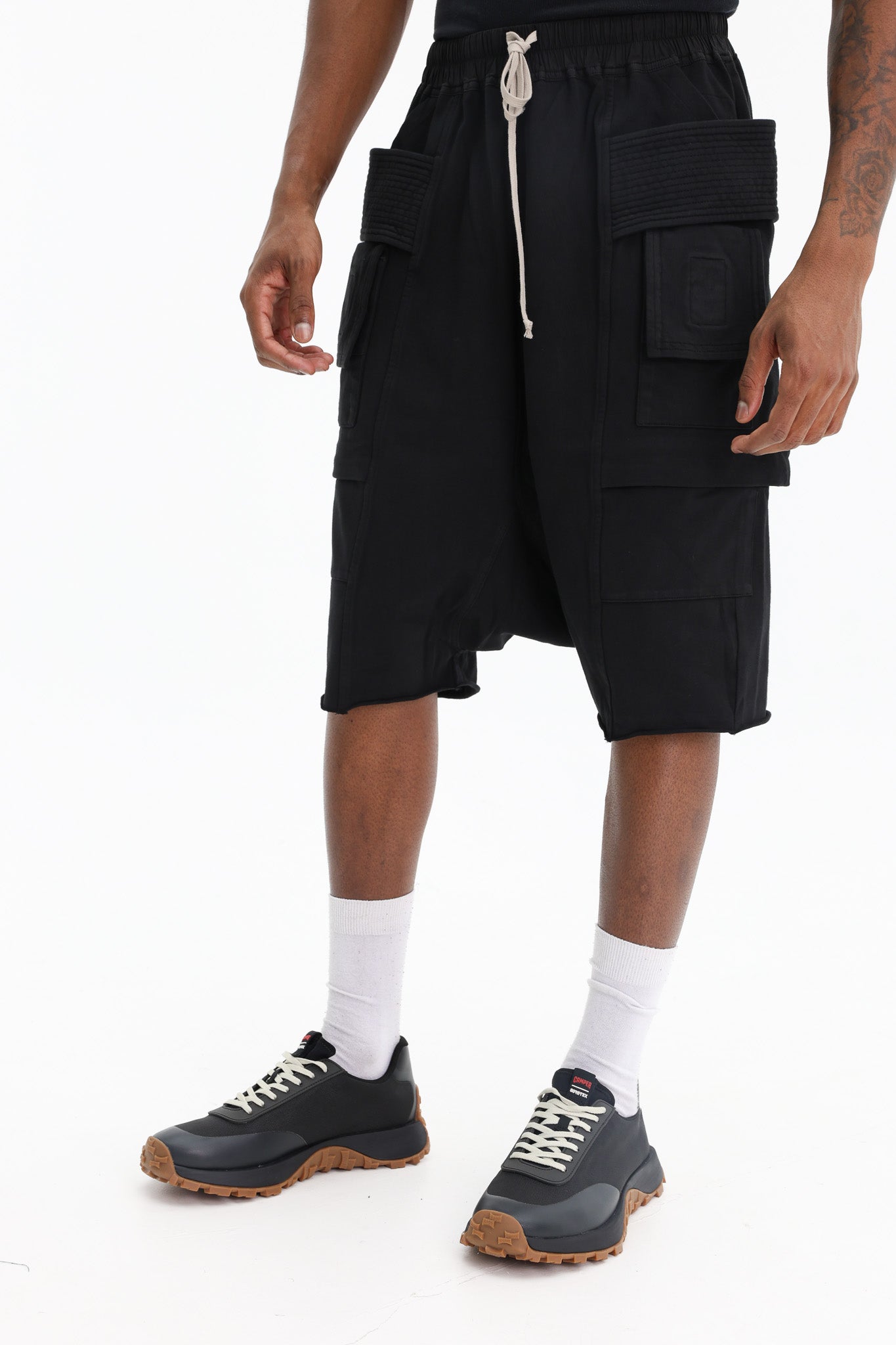 Rick Owens Shorts Creatch Cargo Black