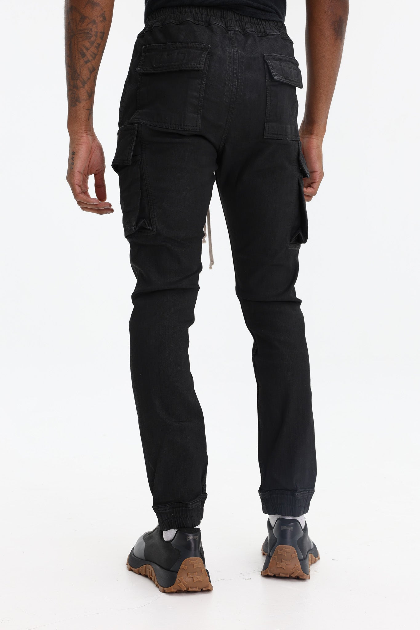 Rick Owens Jeans Mastodon Cut Black Wax