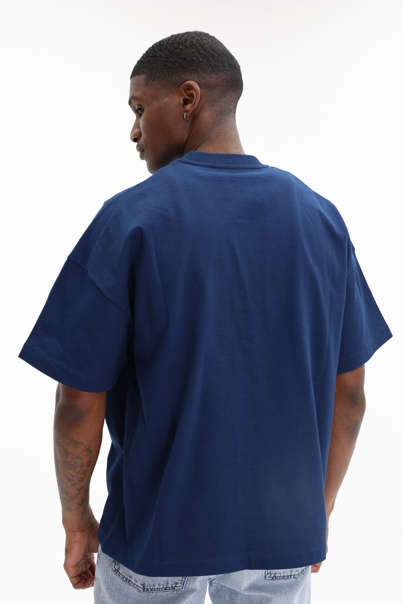 Jil Sander T-Shirt Bold Logo Blue