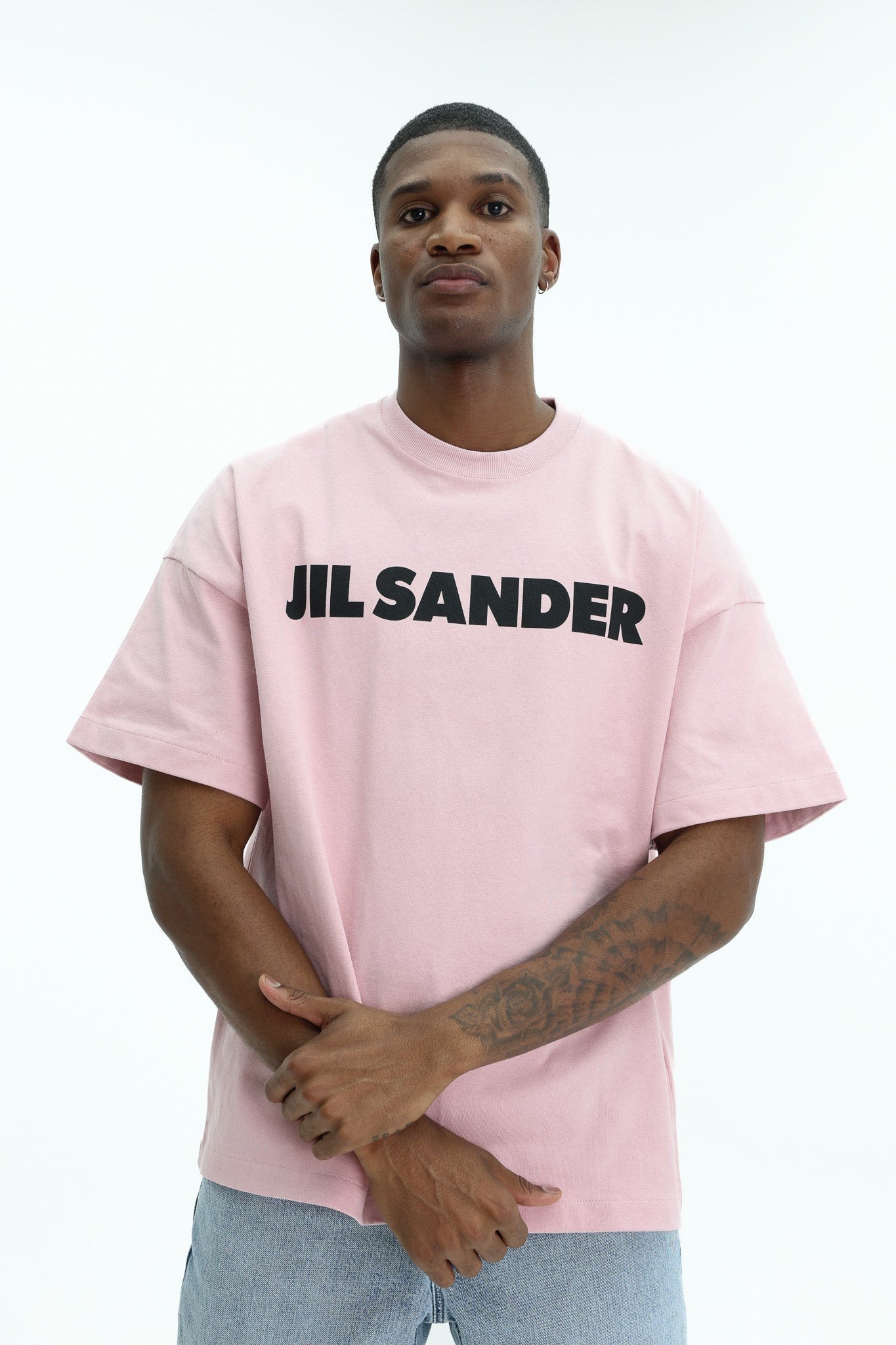 Jil Sander T-Shirt Bold Logo Pink