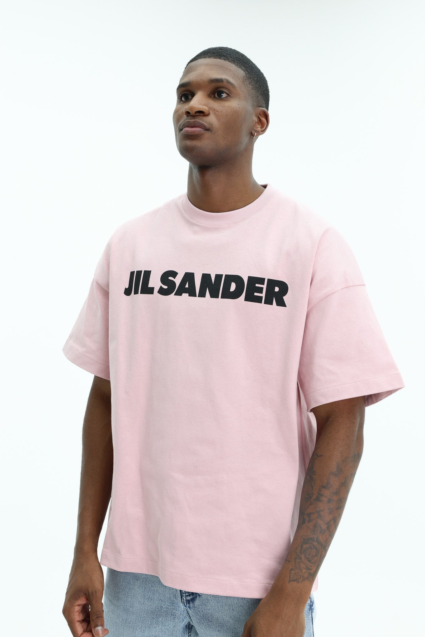 Jil Sander T-Shirt Bold Logo Pink