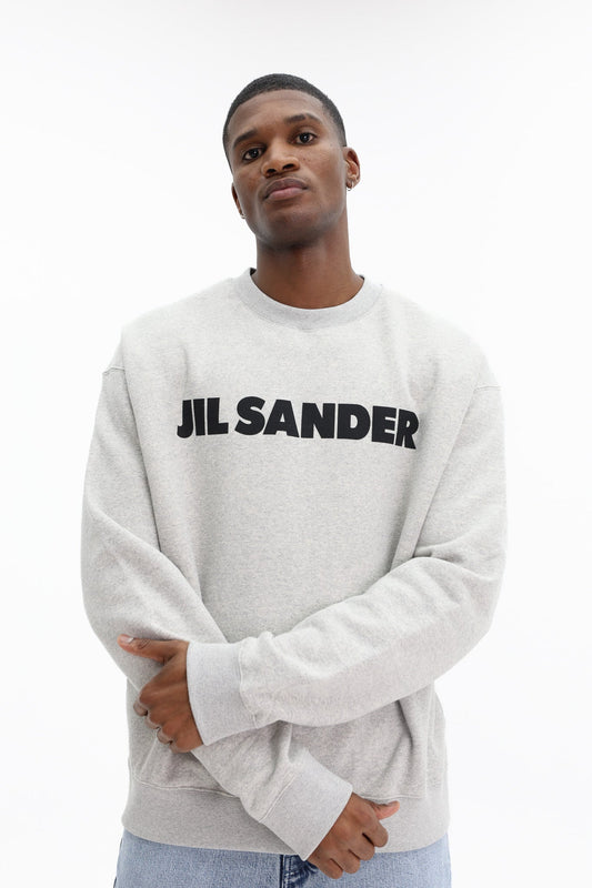 Jil Sander Sweater Bold Logo Grey