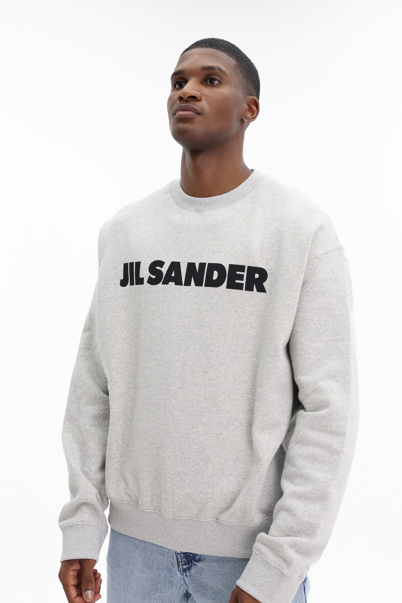 Jil Sander Sweater Bold Logo Grey