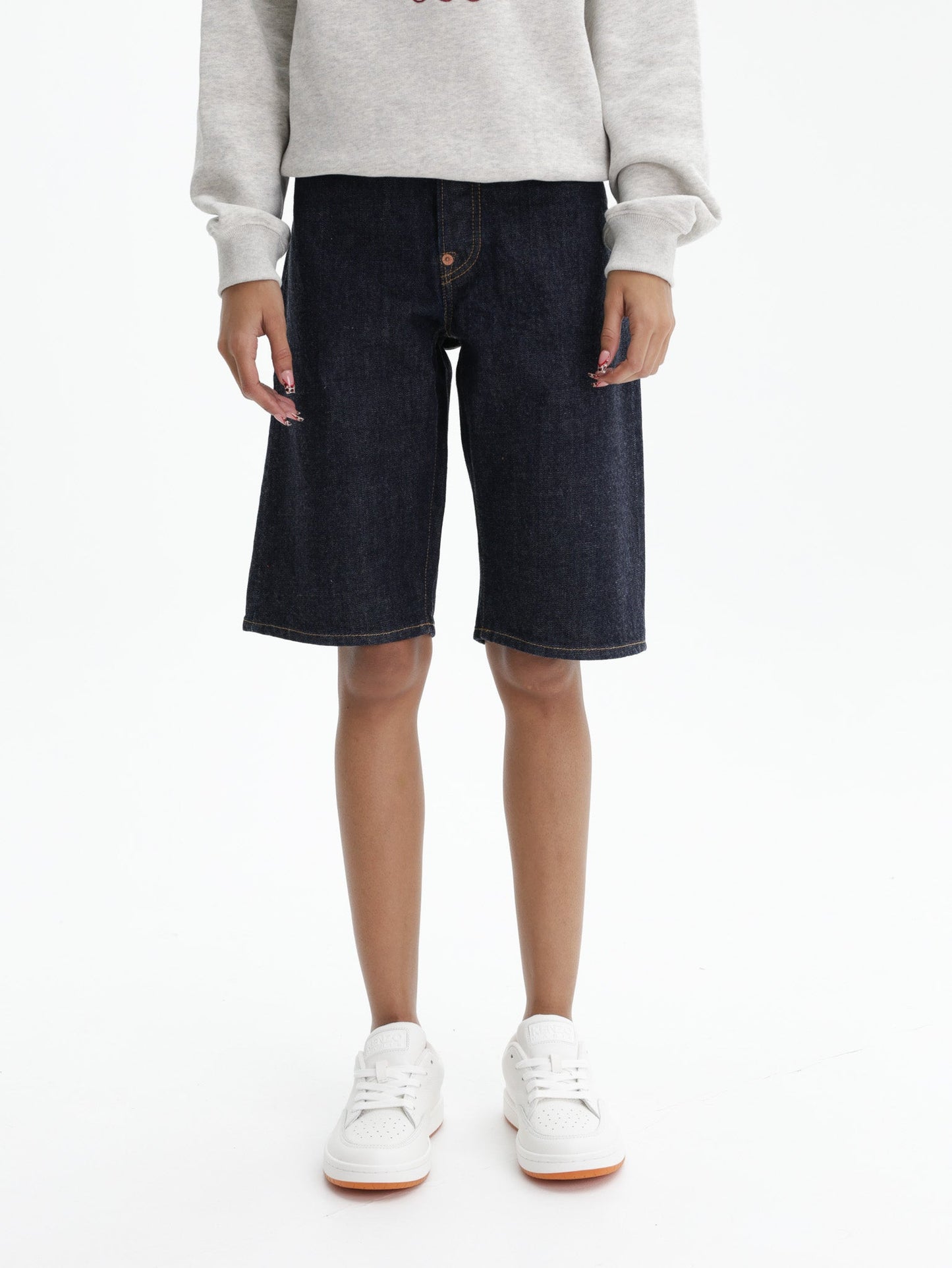 Kenzo Denim Shorts Woven Dark Wash