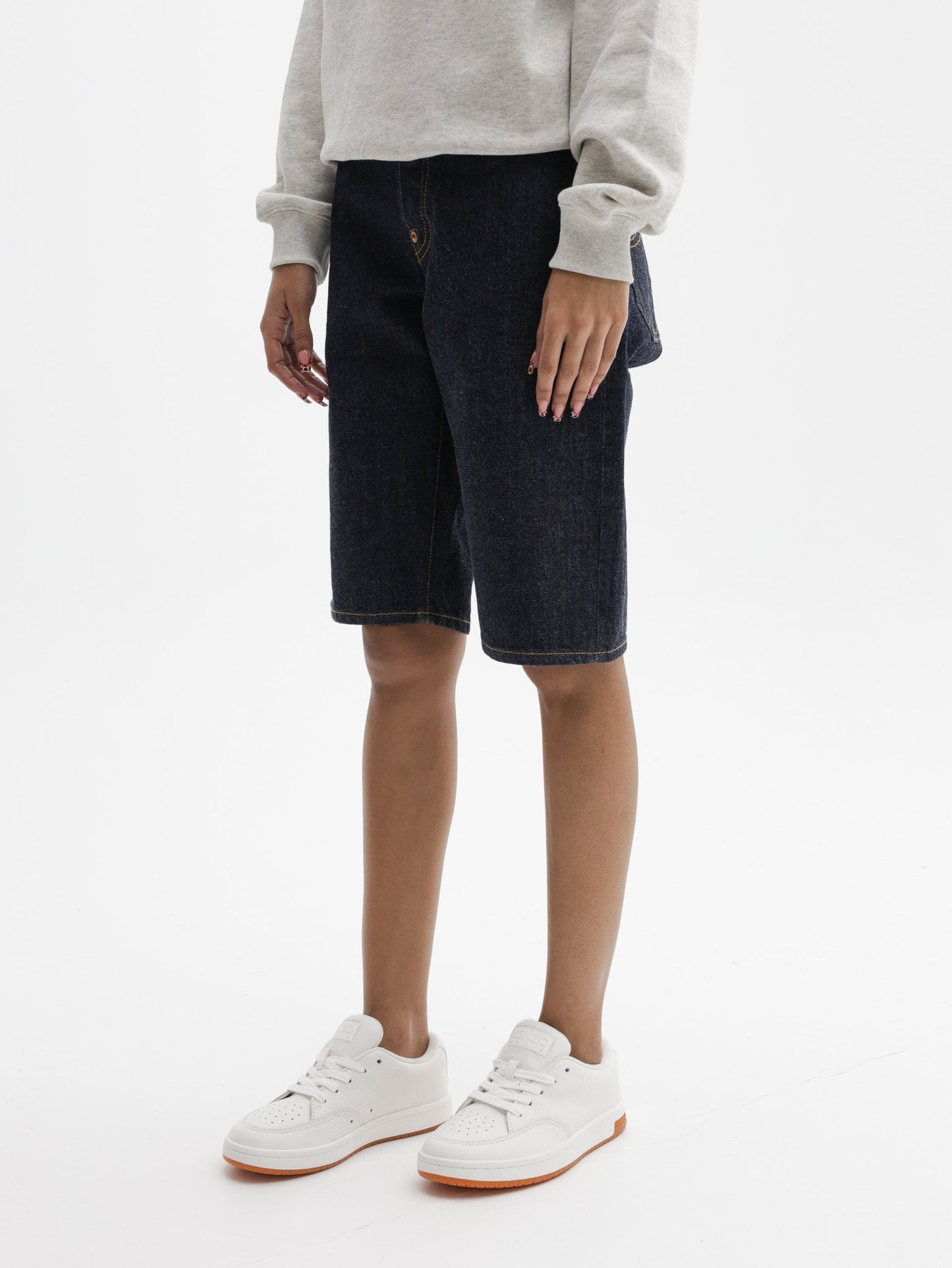 Kenzo Denim Shorts Woven Dark Wash