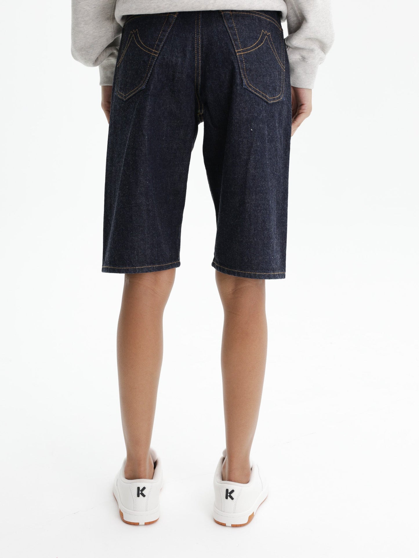 Kenzo Denim Shorts Woven Dark Wash