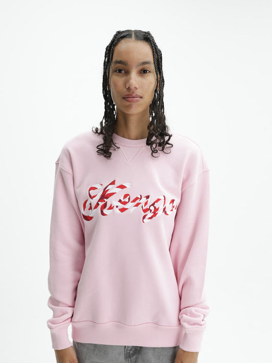 Kenzo Sweatshirt  Knitted Cotton Pullover Pink