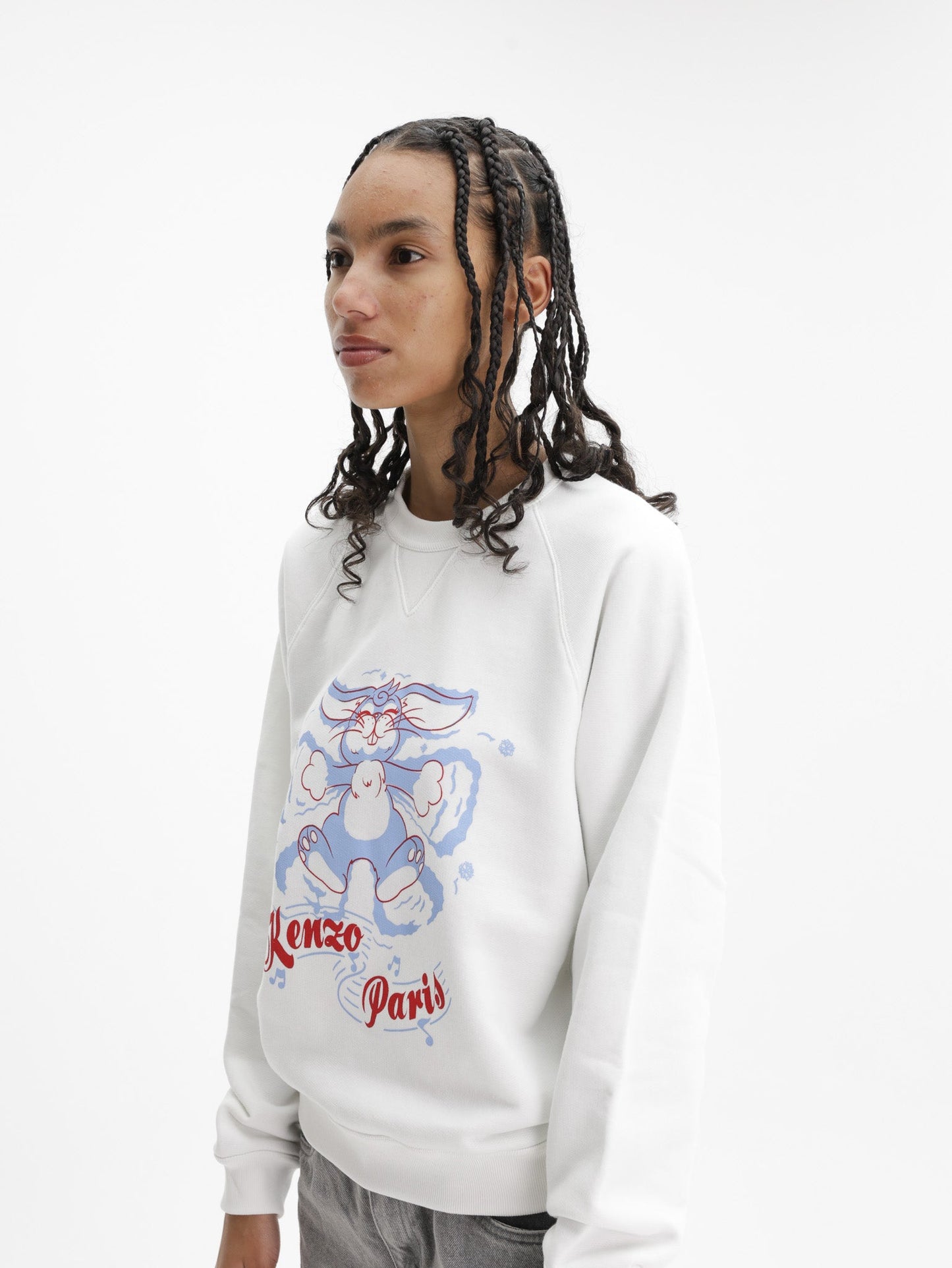 Kenzo Sweatshirt  Knitted Cotton Off White