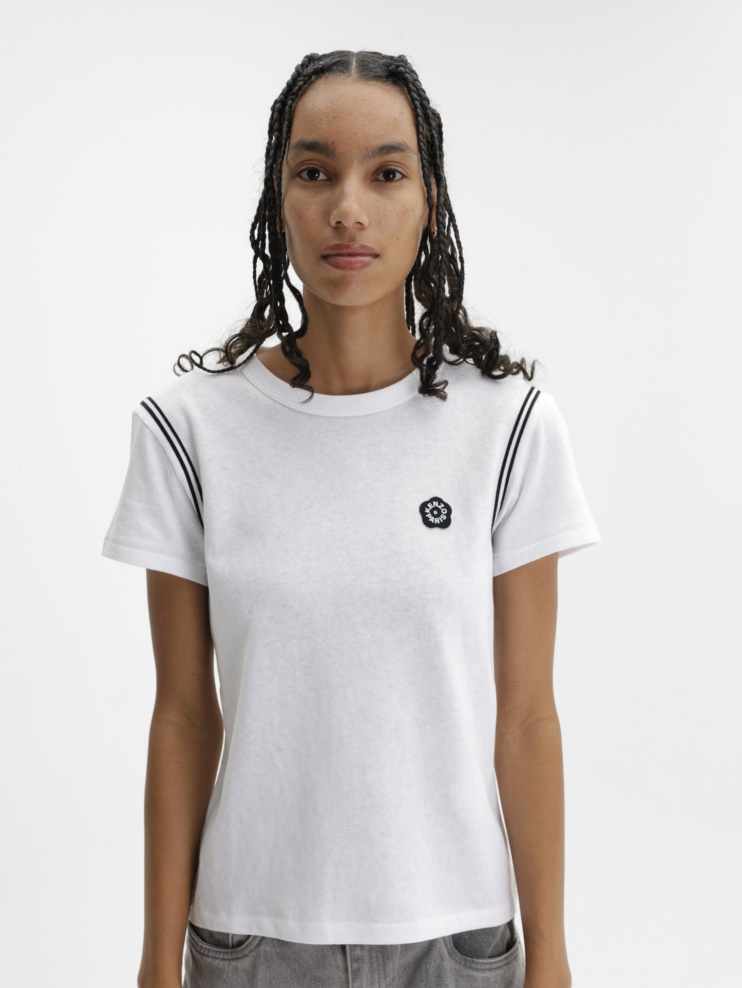 Kenzo T-Shirt Boke Flower 2.0 White