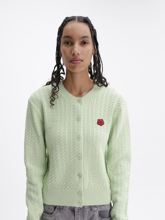 Kenzo Cardigan Boke Flower Knit Green