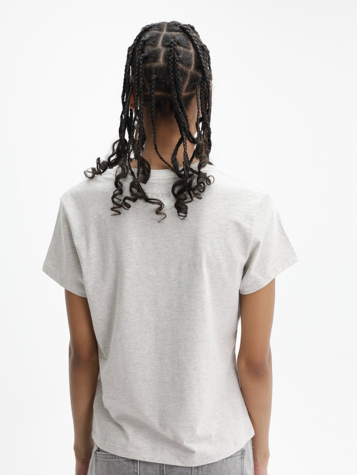 Kenzo T-Shirt Gots Wild Tiger Printed Grey