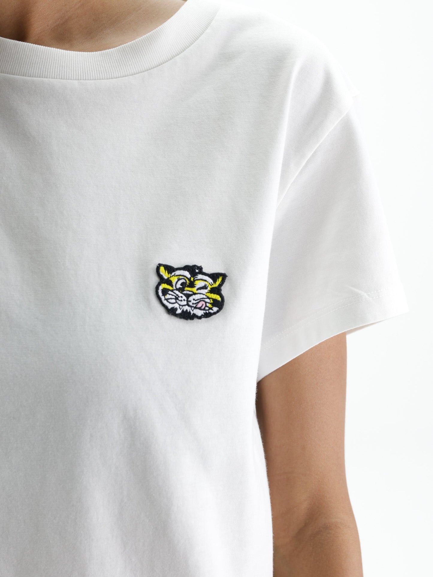 Kenzo T-Shirt Wild Tiger Off White