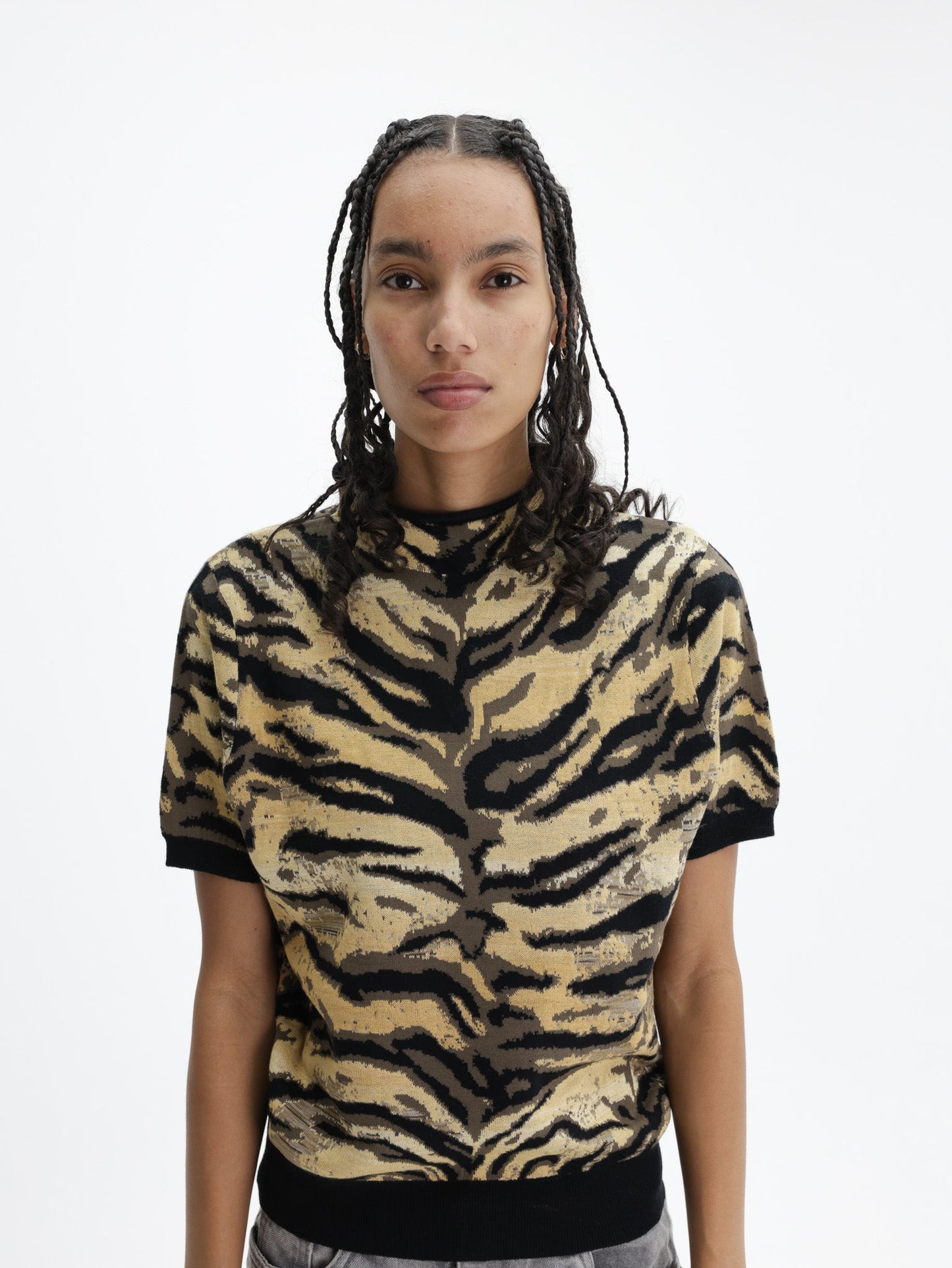Kenzo Top Mock Neck Marigold