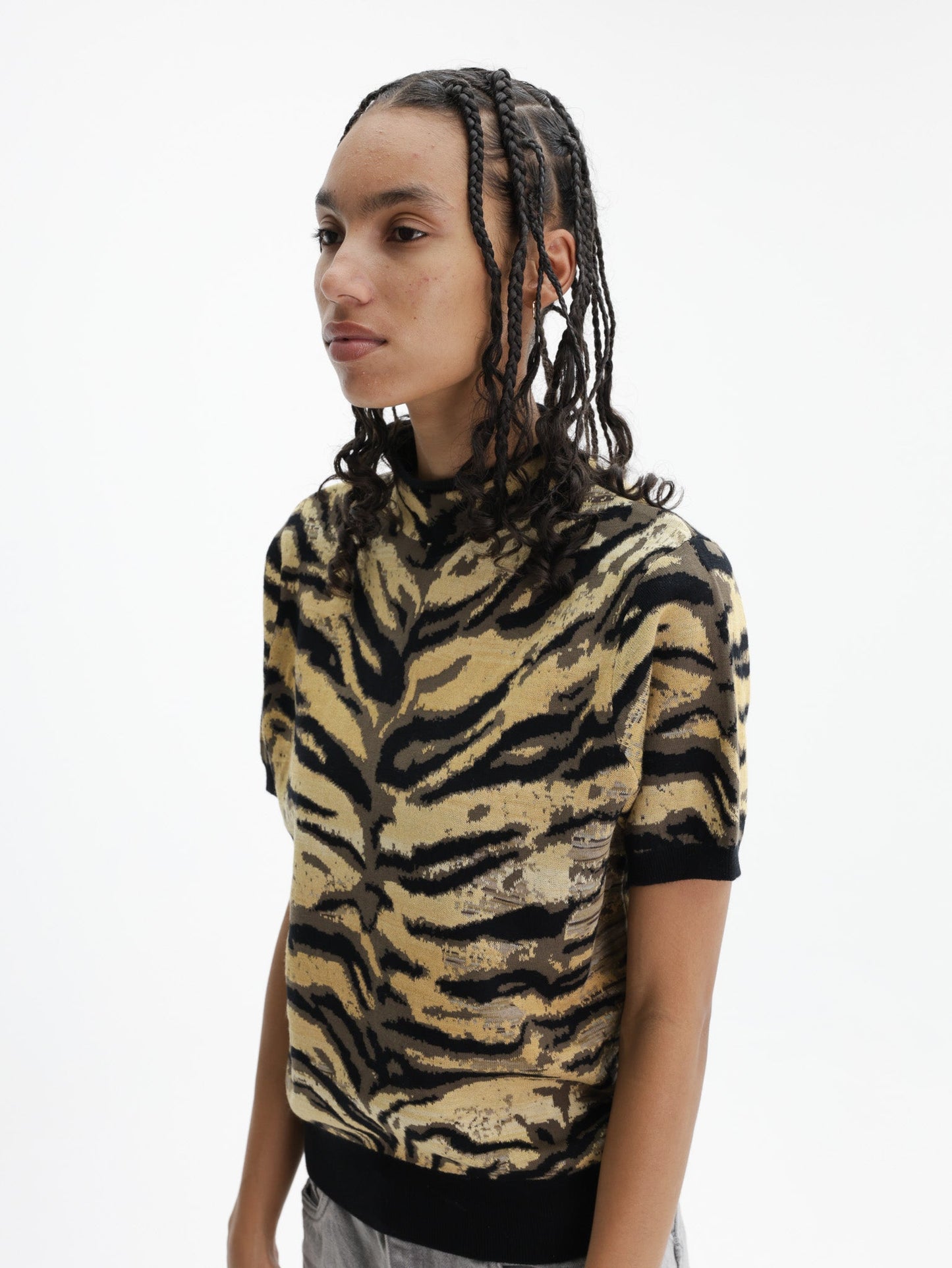Kenzo Top Mock Neck Marigold