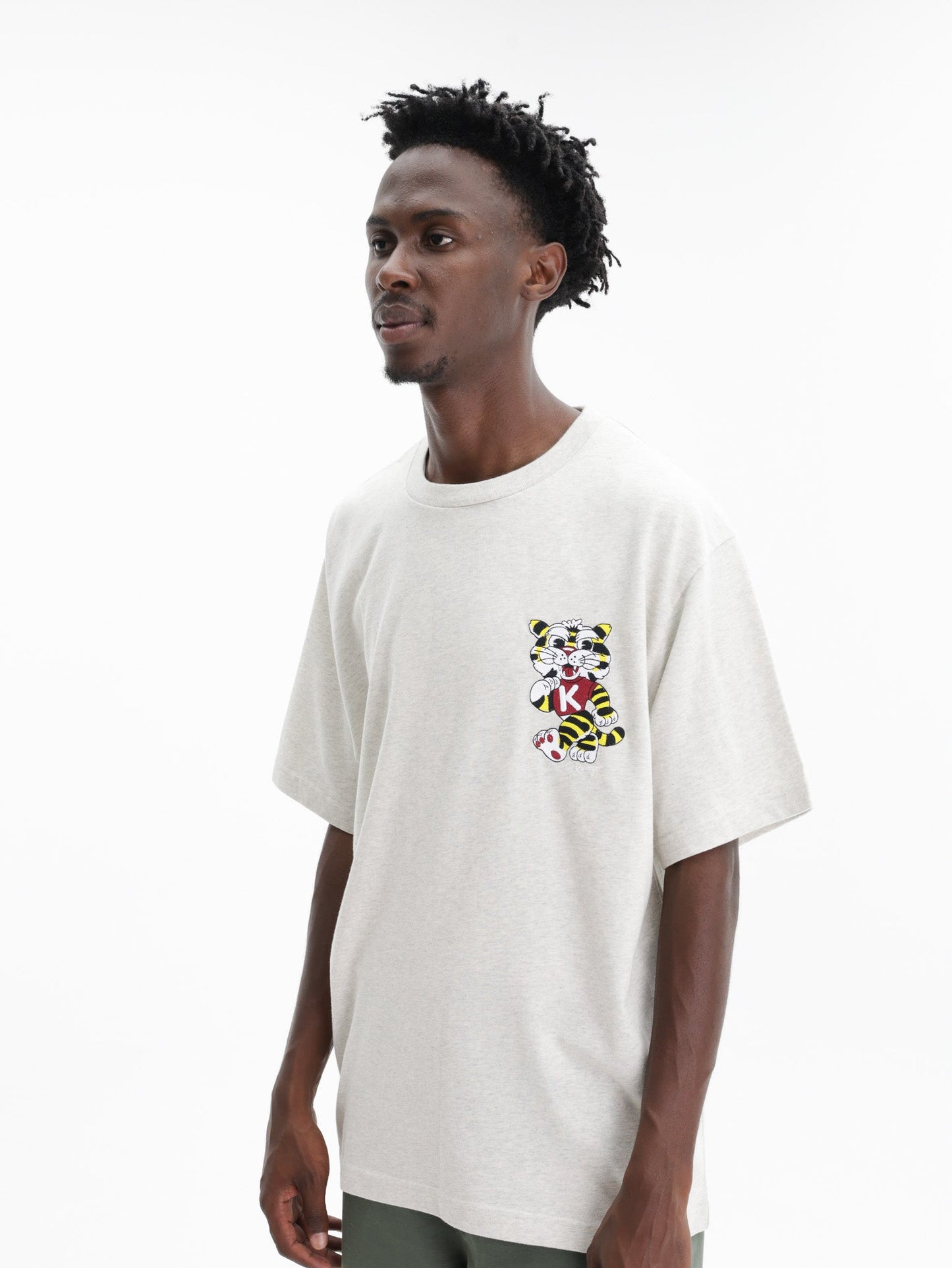 Kenzo T-Shirt Wild Tiger Oversized Grey