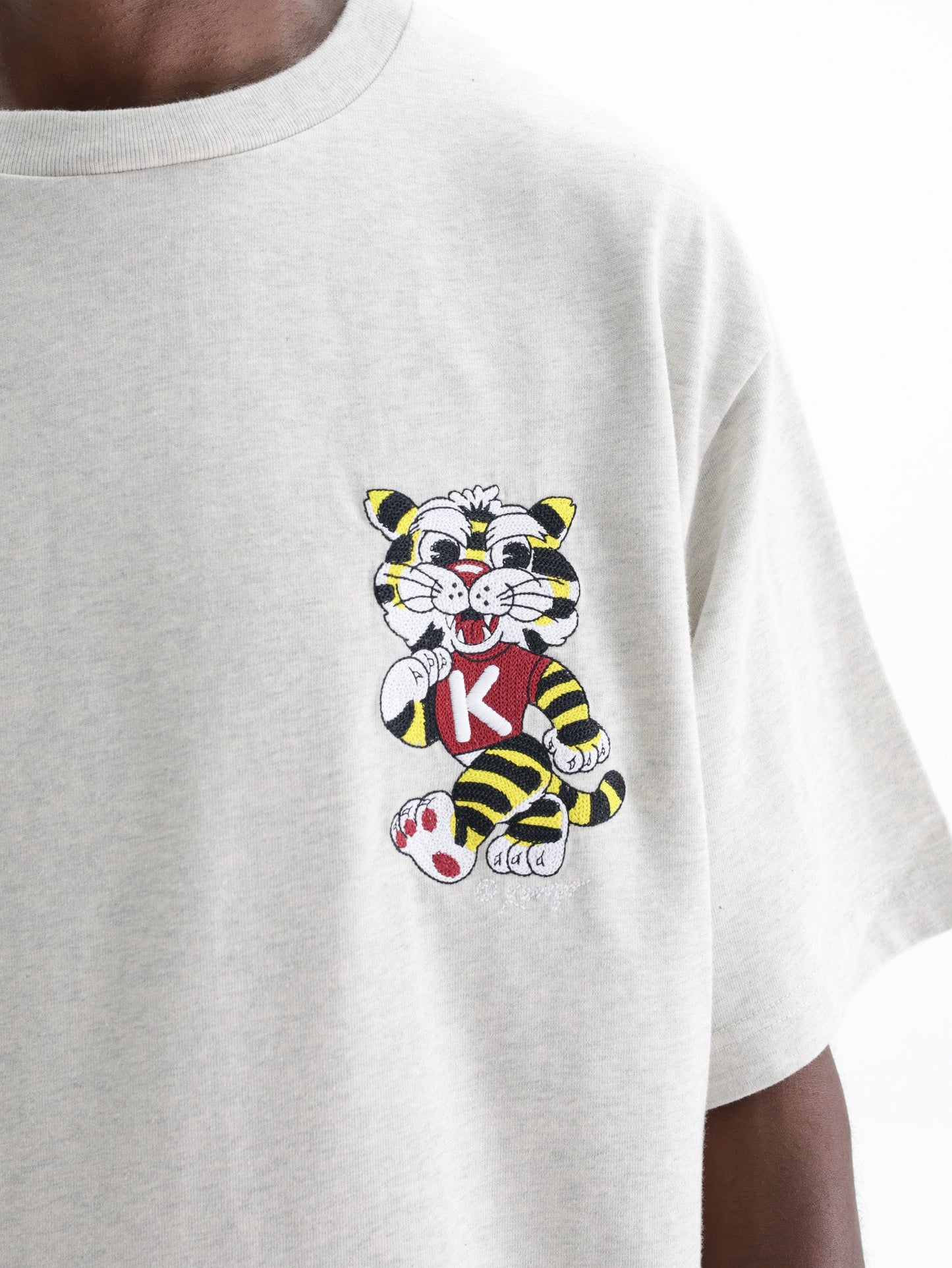Kenzo T-Shirt Wild Tiger Oversized Grey
